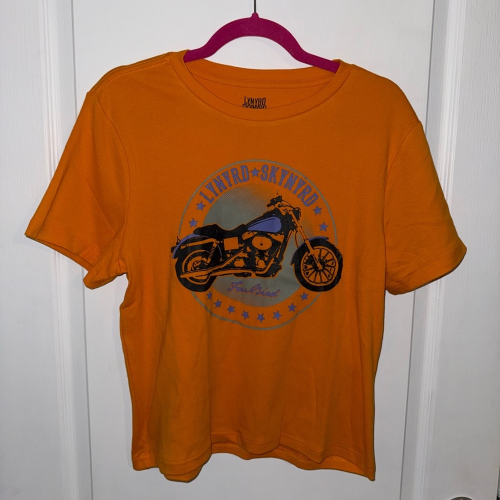 Orange Lynyrd Skynyrd Graphic Tee